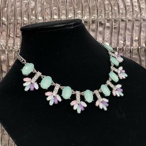 Charming Charlie Light Blue  Statement Necklace